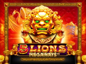 5 Lions Megaways slot at Playmojo Casino